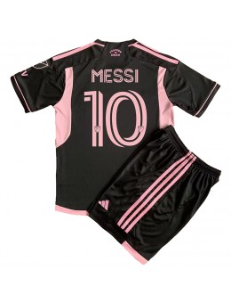 Inter Miami Lionel Messi #10 Replika Borta Kläder Barn 2023-24 Kortärmad (+ byxor)